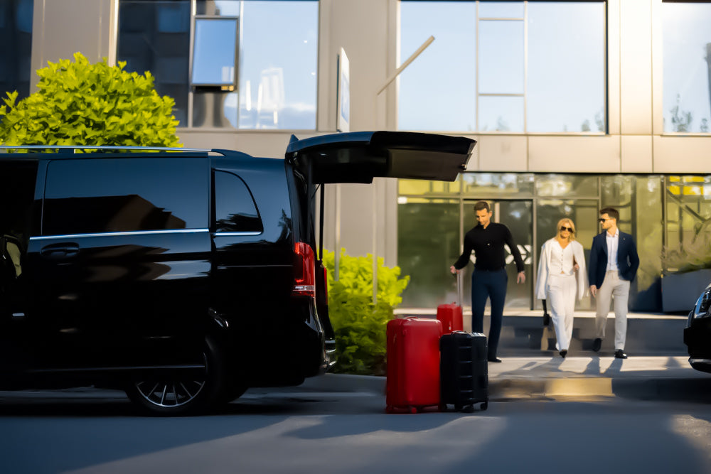 Comfortable Athens Airport to city center transfer Mercedes minivan
